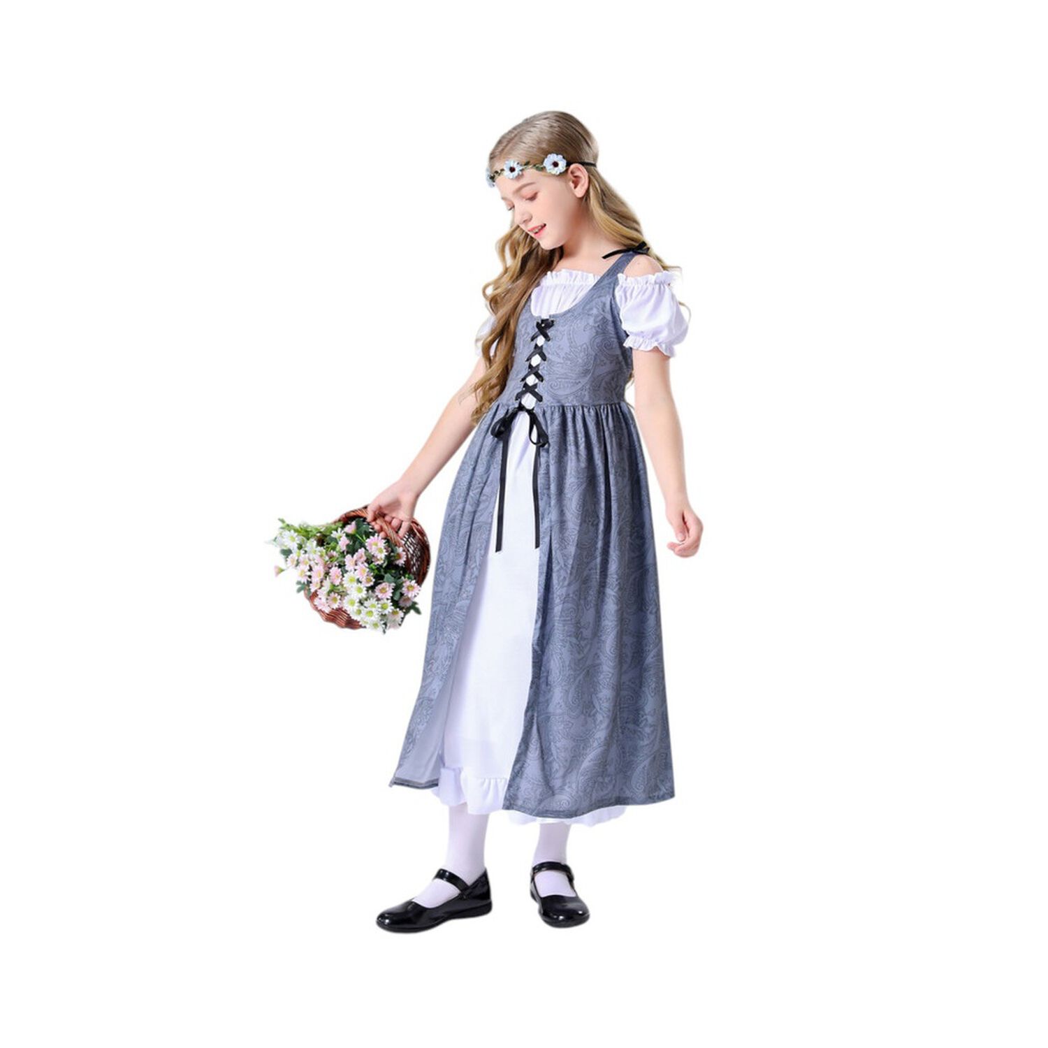 Disfraz Infantil Campesina Campo Medieval image number 3.0