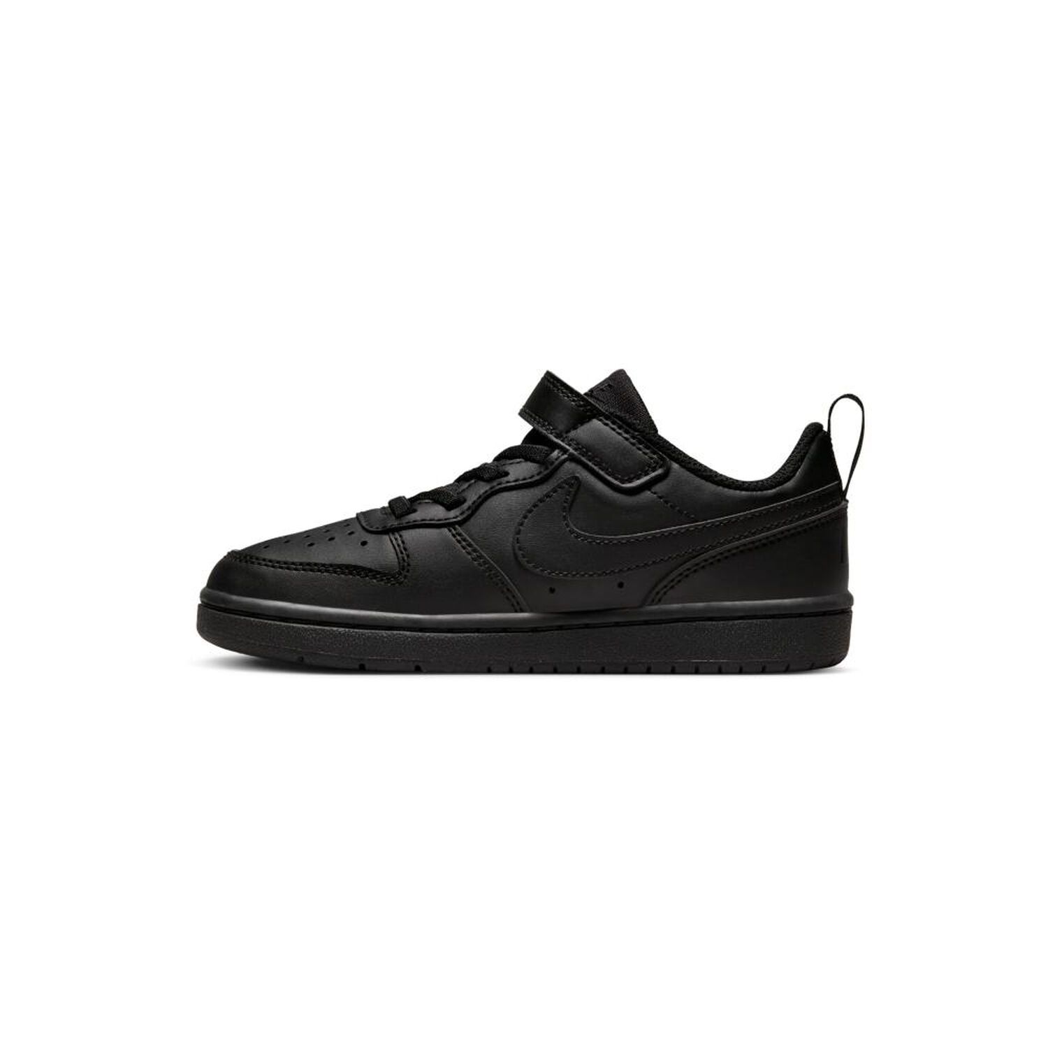 Zapatilla Urbana Unisex Nike Court Borough Low Recraft Negro image number 2.0