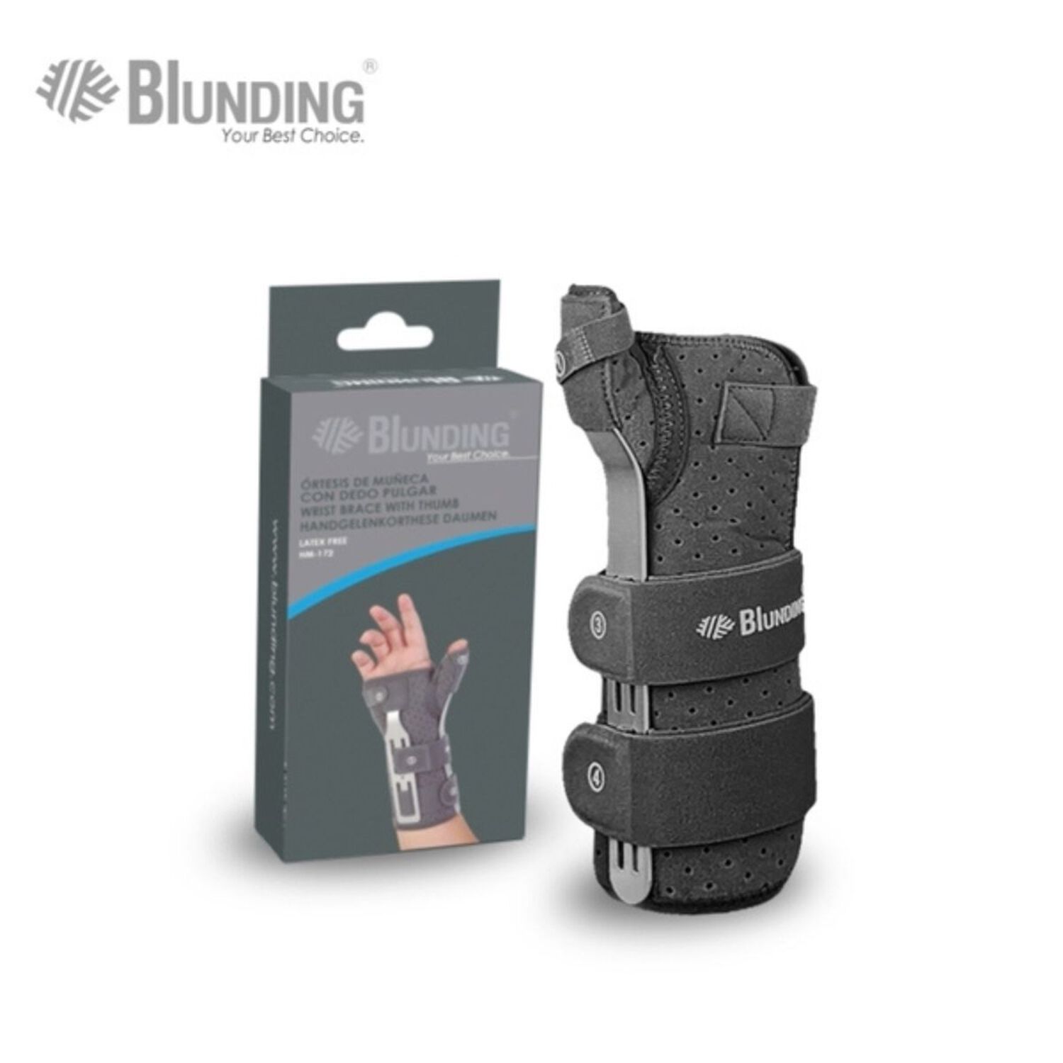 Ortesis De Mu&ntilde;eca Con Dedo Pulgar Izquierda Talla M-blunding image number 3.0