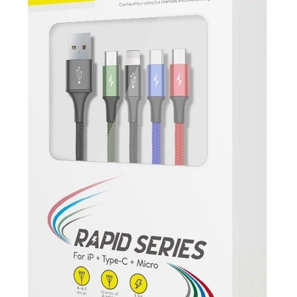 Cable Multifuncional 4 En 1 - Baseus image number 8.0