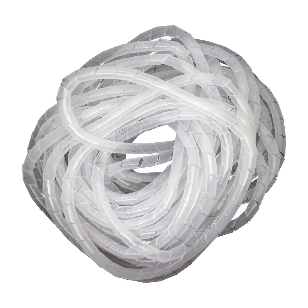 Organizador / Ordena Cable En Espiral Blanco 10mm - 10 Mts image number 0.0