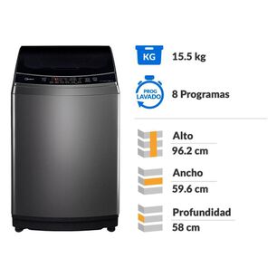 Lavadora Midea MLS-155GE04N / 15.5 Kg