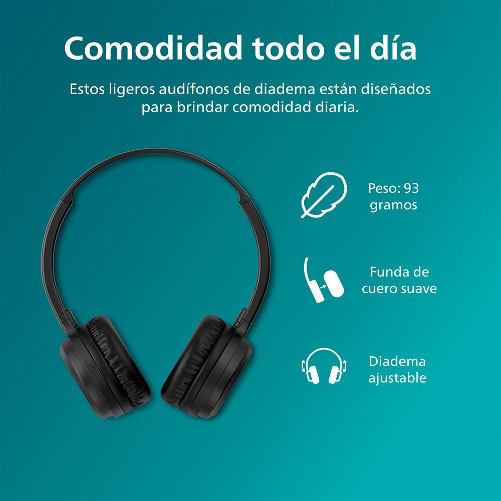 Aud&iacute;fonos Bluetooth Philips TAH1108BK image number 3.0
