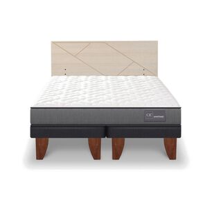 Cama Europea Cic Anatomic / 2 Plazas / Base Dividida + Respaldo