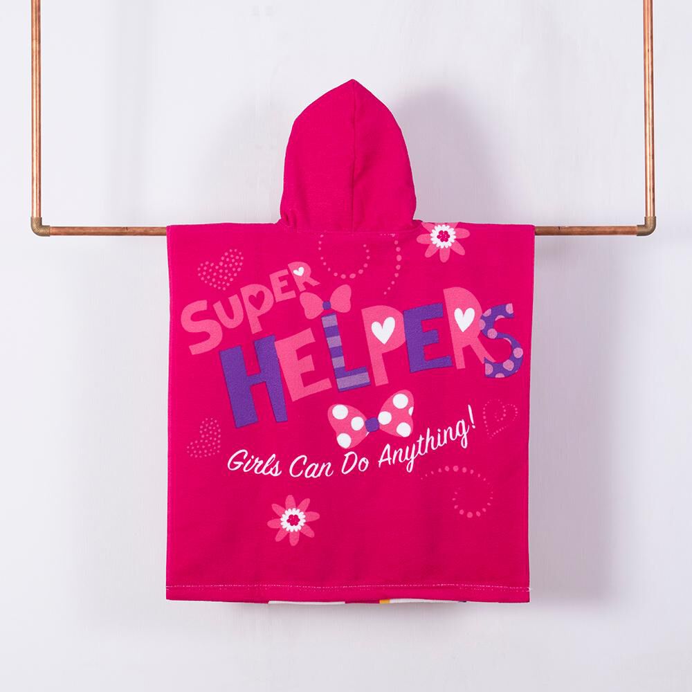 Toalla De Playa Capucha Infantil Disney Minnie Help / 60x120 Cm image number 1.0