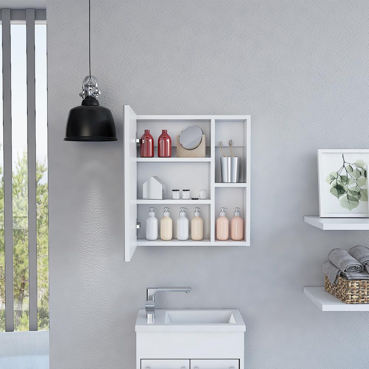 Mueble De Ba&ntilde;o Tuhome Almacenamiento Manchester image number 1.0