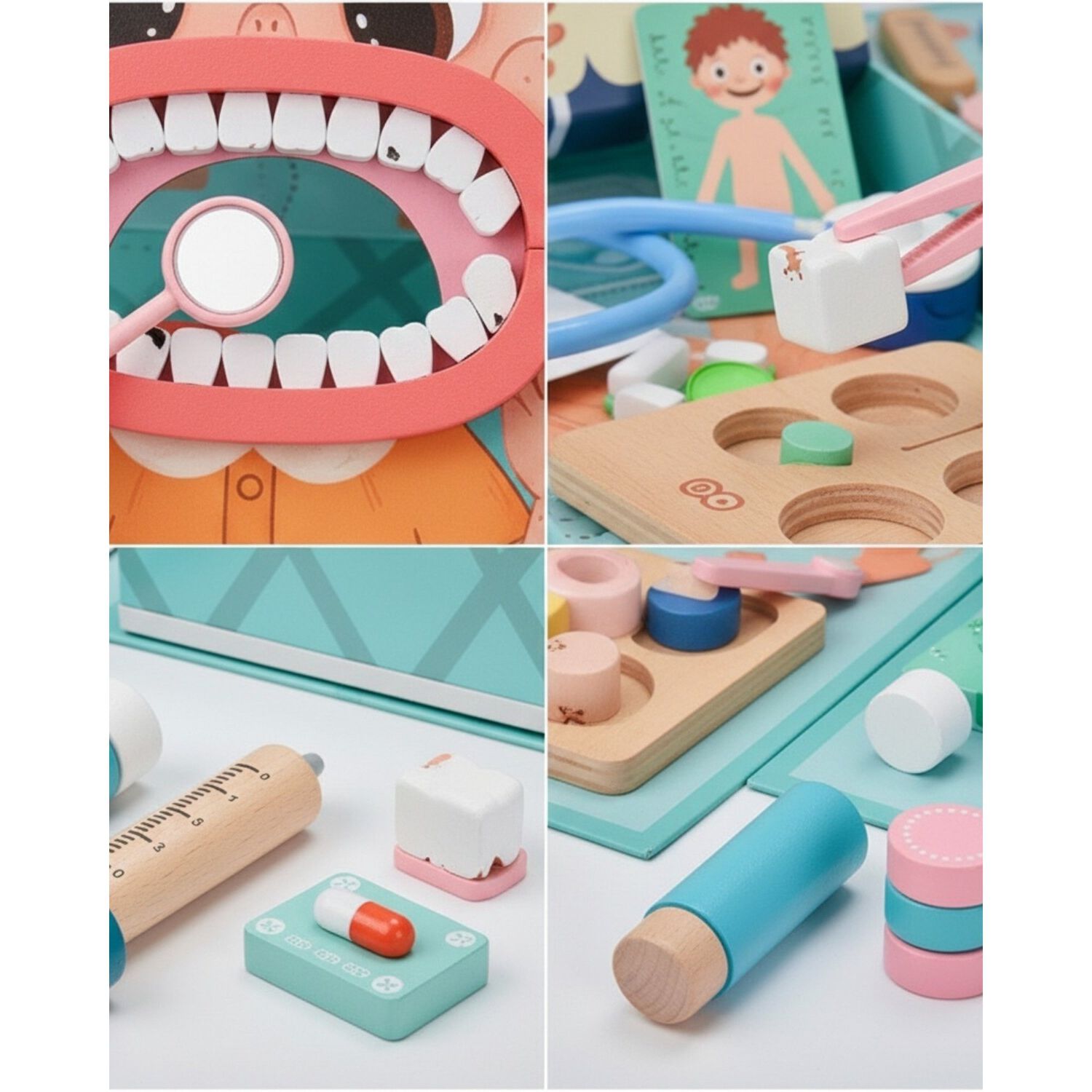 Juego De Roles Dentista Set Odont&oacute;logo Ni&ntilde;os Premium image number 9.0