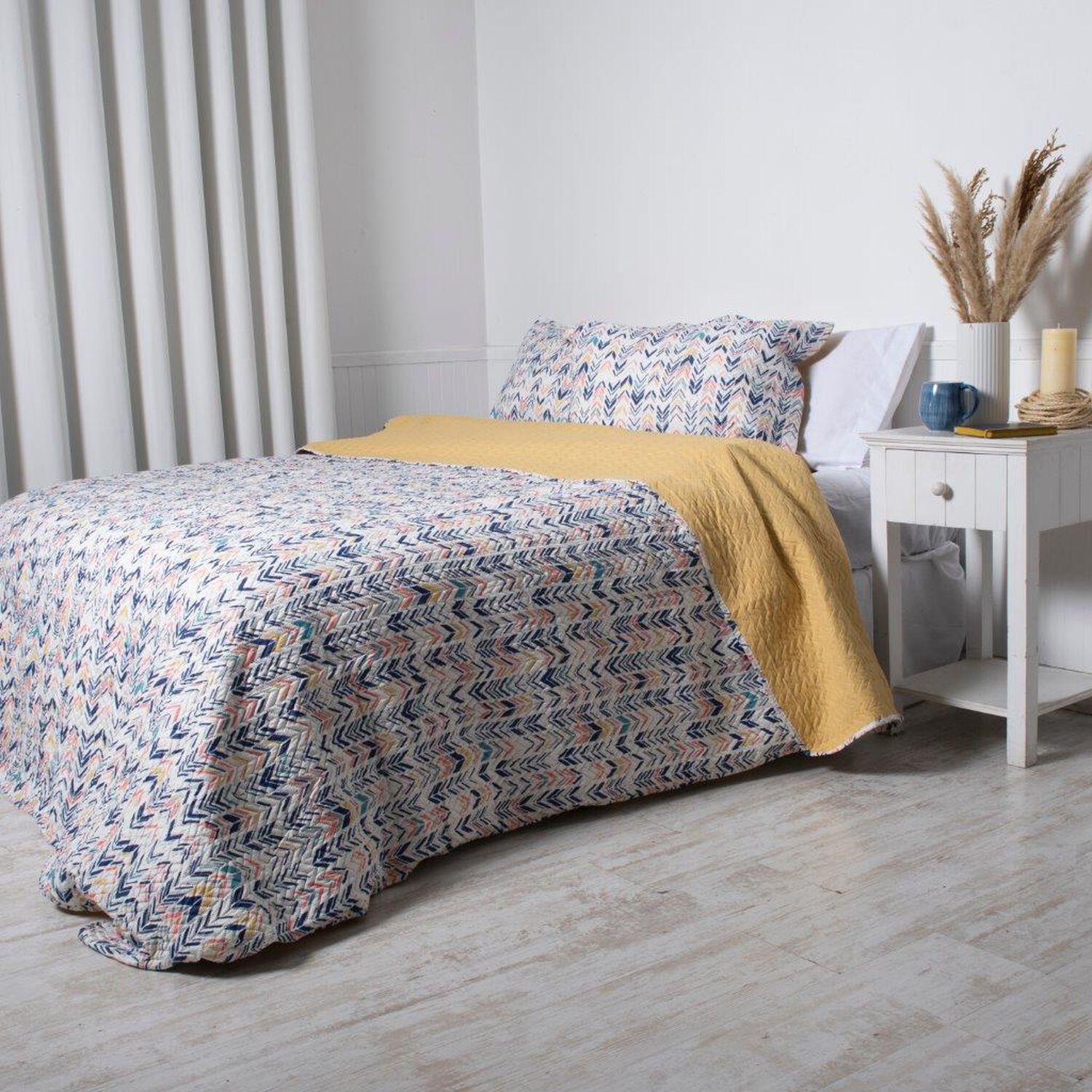 Cubrecama Quilt Estampado 2 Plazas Guayama image number 1.0