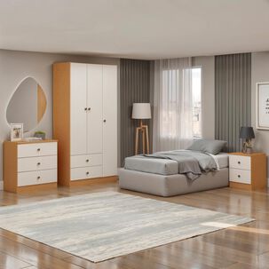 Combo Vekkahome Savana Closet + Cajonera + Velador