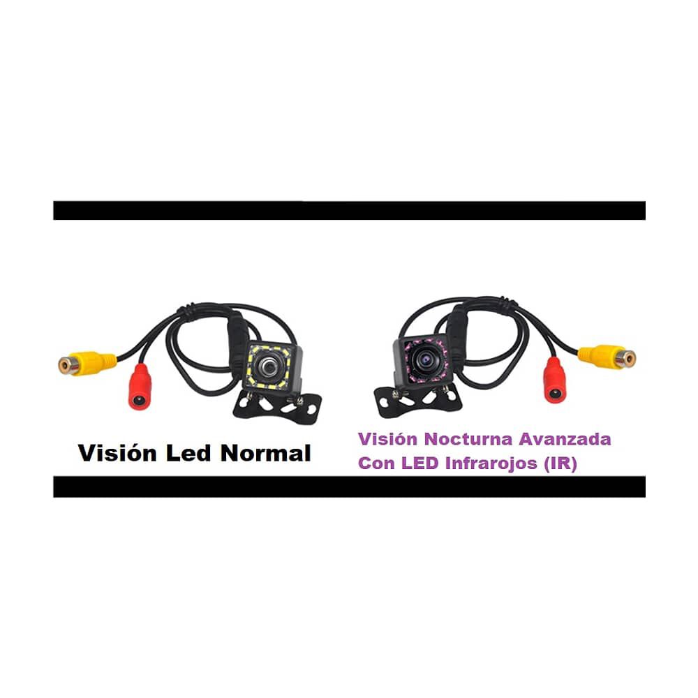 Camara Retroceso Trasera Para Auto 12 Led Nocturna Coche Full Hd Se Conecta A Radio Android image number 2.0