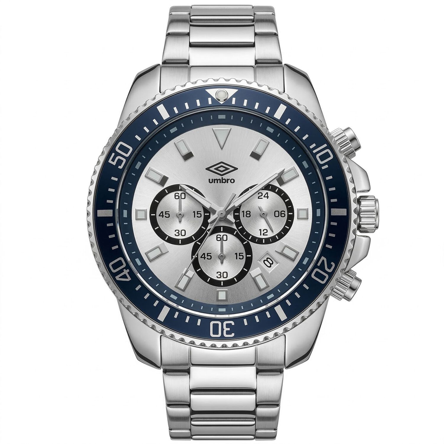Reloj An&aacute;logo Hombre Umbro Plus Plateado Umbp-1500-104 image number 0.0
