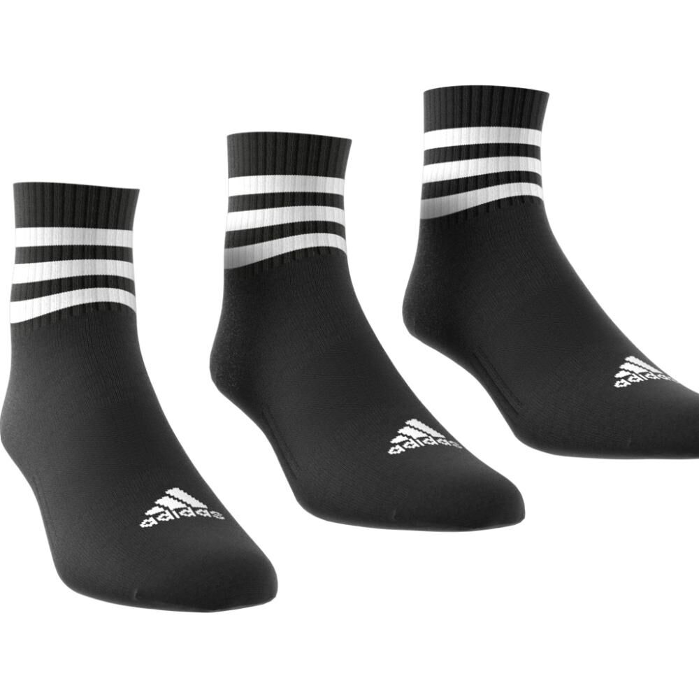 Pack Calcetines Acolchados 3 Tiras Sportswear Corte Bajo Adidas / 3 Pares image number 4.0