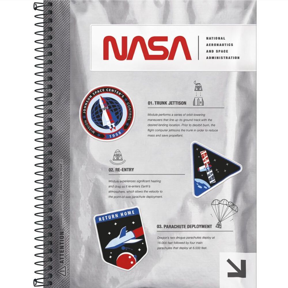 Cuaderno Universitario Nasa 100hj Tilibra image number 2.0