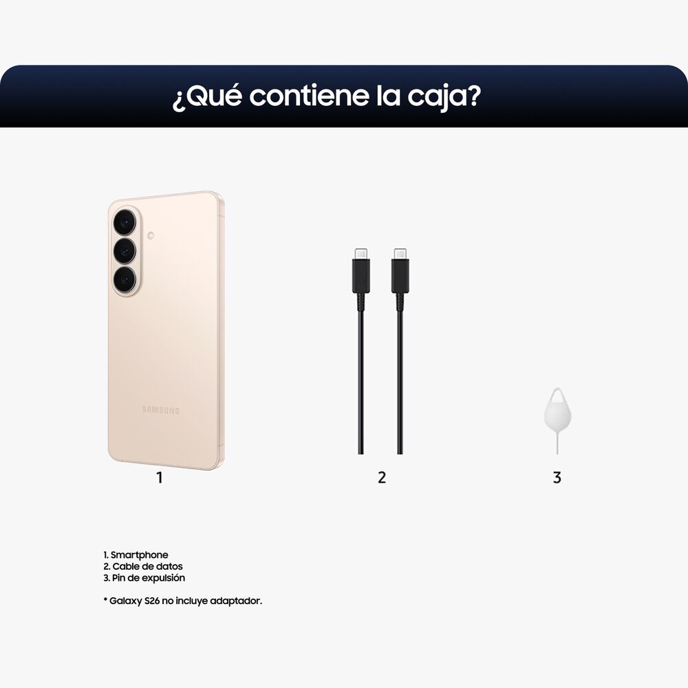 Galaxy S26 Exclusivo En Samsung.com Oro Rosa Dual Sim 256 Gb 12 Gb image number 5.0