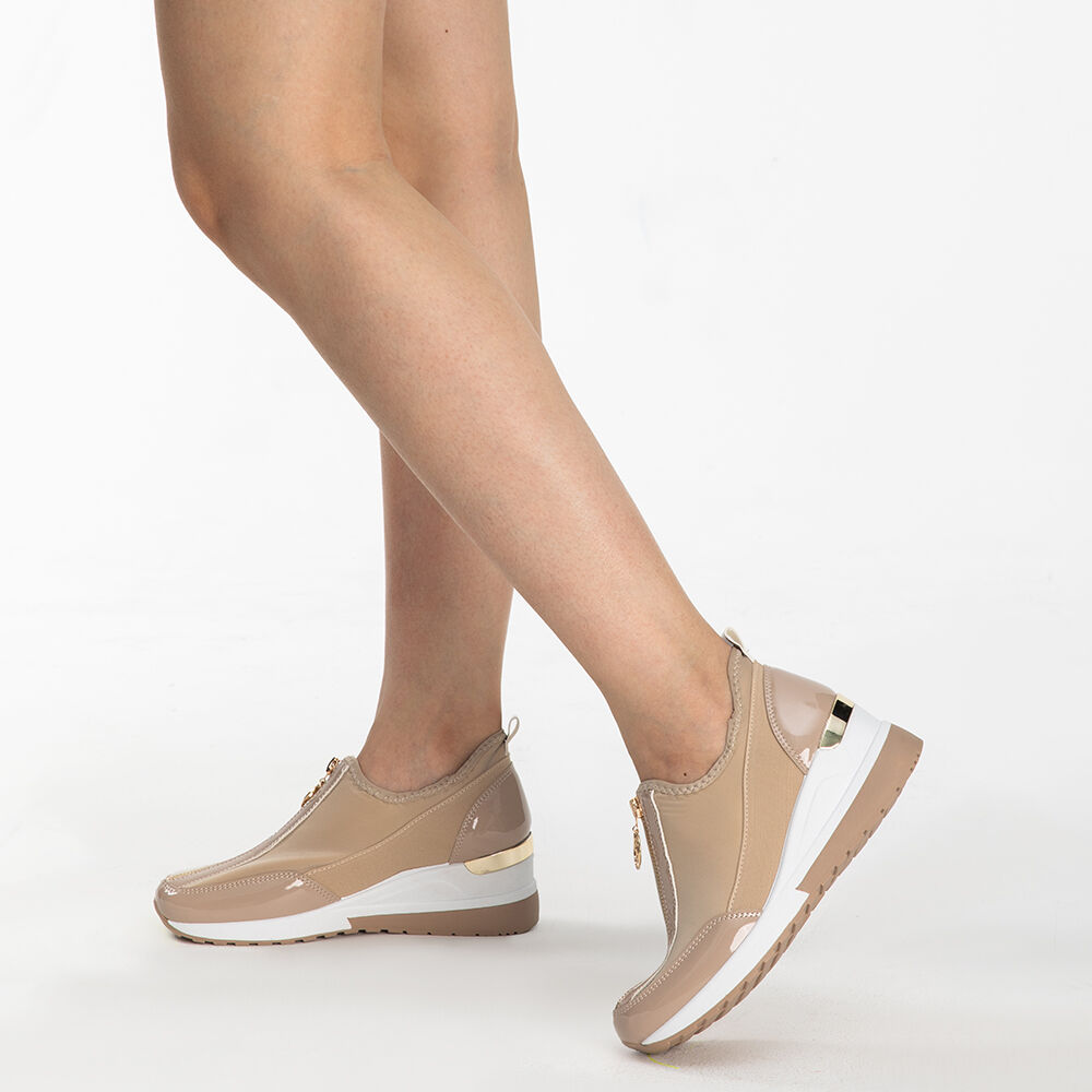 Zapatilla Mujer Diana Caqui Weide image number 1.0