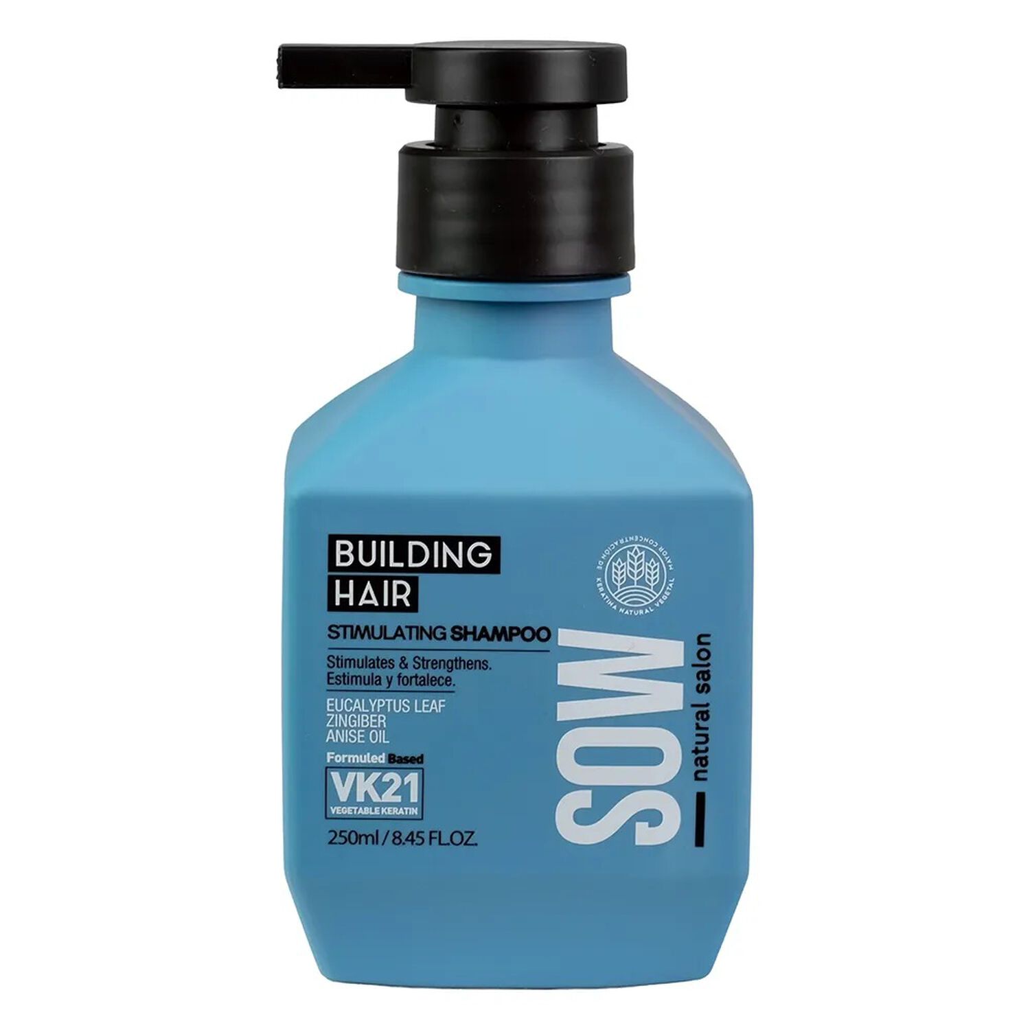 Sow Building Hair Shampoo Vk21 Para Cabellos Fr&aacute;giles 250ml image number 0.0