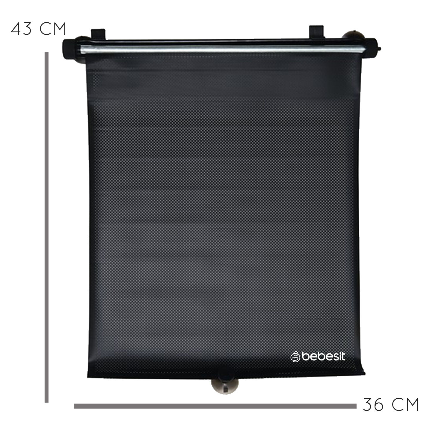 Protector Uv X2 Sol Auto Parasol Roller Bebe Doble Universal image number 4.0