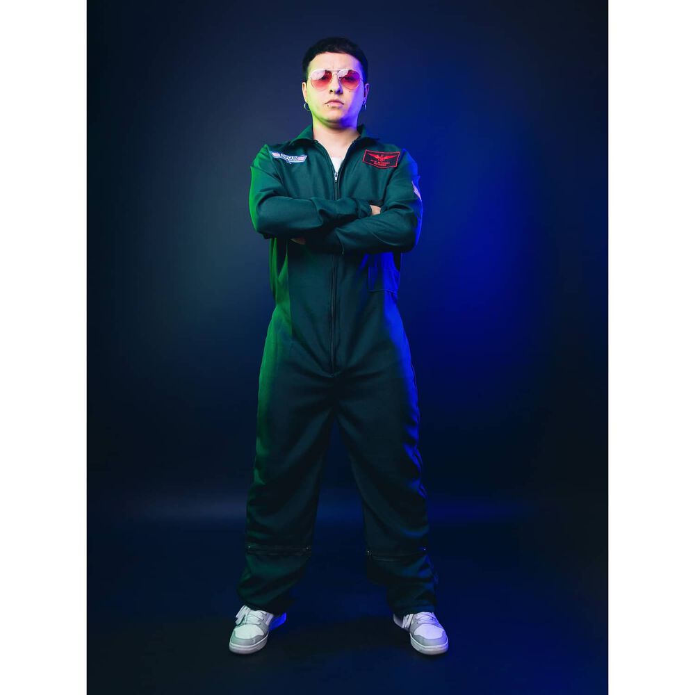 Disfraz De Piloto De Halloween Para Hombre Top Gun Adultos image number 5.0