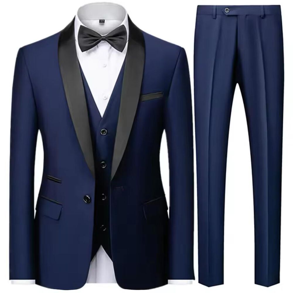 Trajes De Boda De Tres Piezas Para Hombre image number 1.0