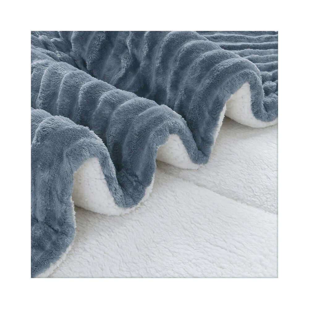 Plumon Andes Stripe Azul 1.5 Pl image number 2.0