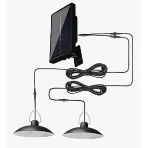 Lampara Solar Led Colgante Plafon + Control