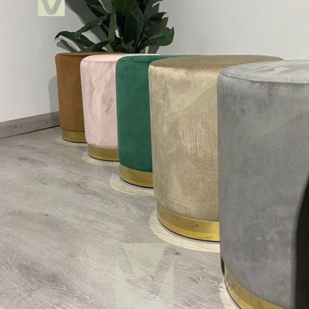 Puff Redondo Terciopelo Fancy image number 4.0