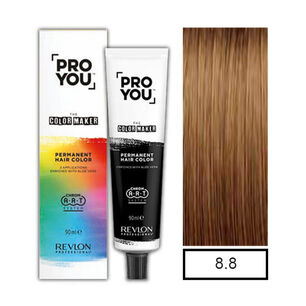 Pro You&trade; Color Maker Tintura Permanente Rubio Claro Choco. Marr&oacute;n 8.8 90 Ml + Oxidante