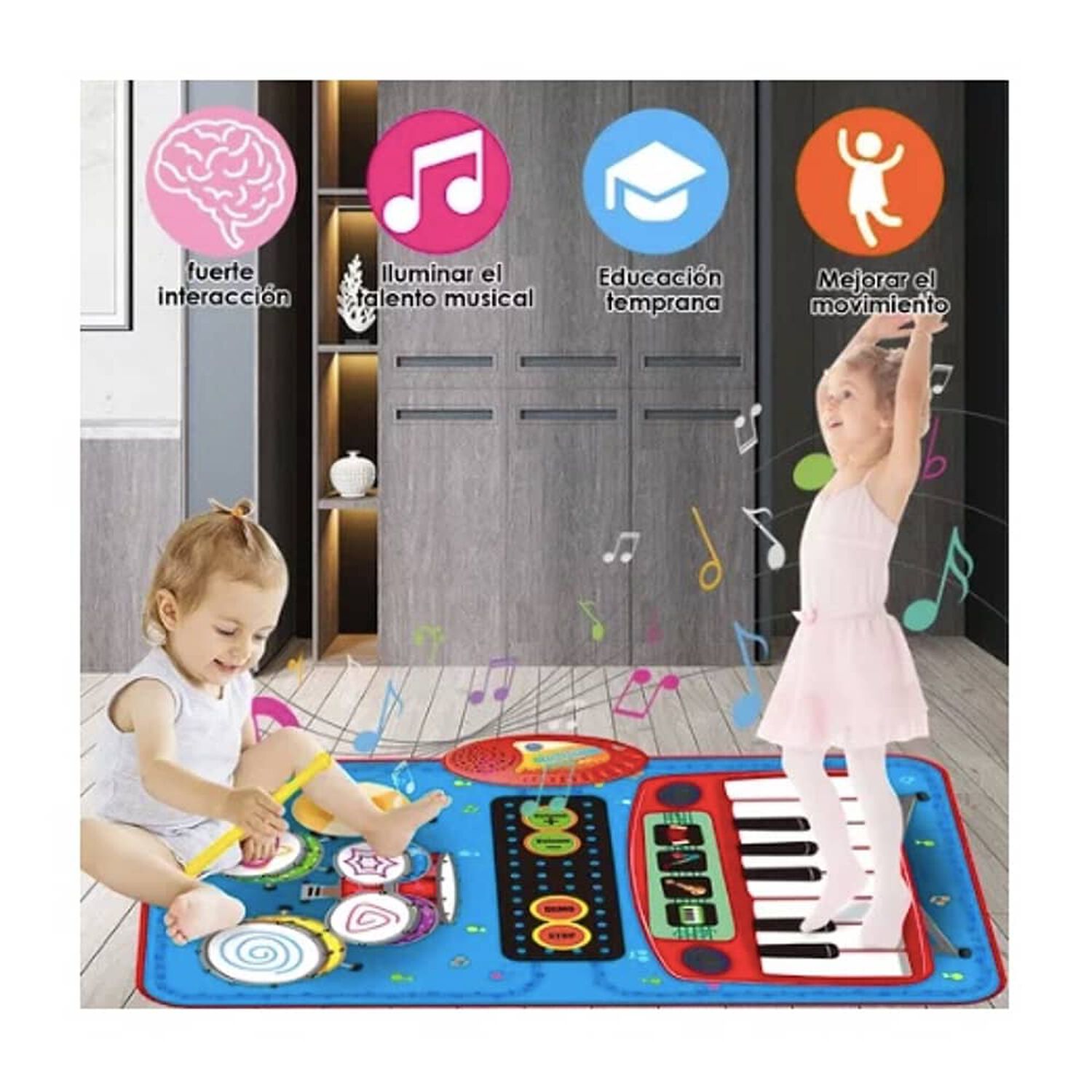 Alfombra Musical Piano Y Tambor image number 4.0