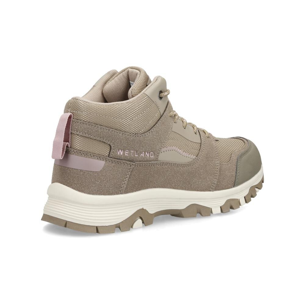 Zapatilla Outdoor Mujer Wetland Beige image number 3.0