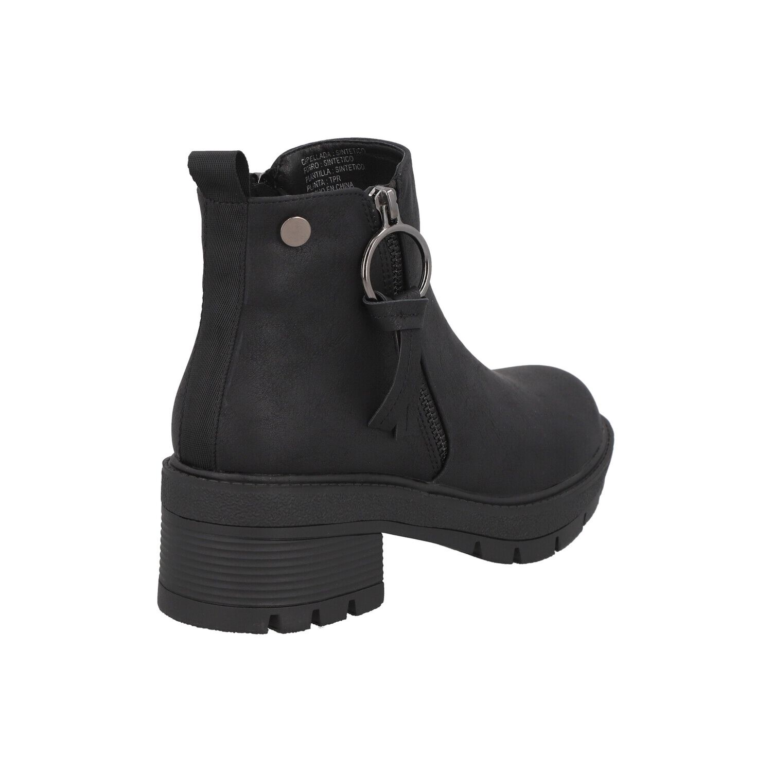 Botin Mujer Negro Plataforma Ester Detogni image number 1.0