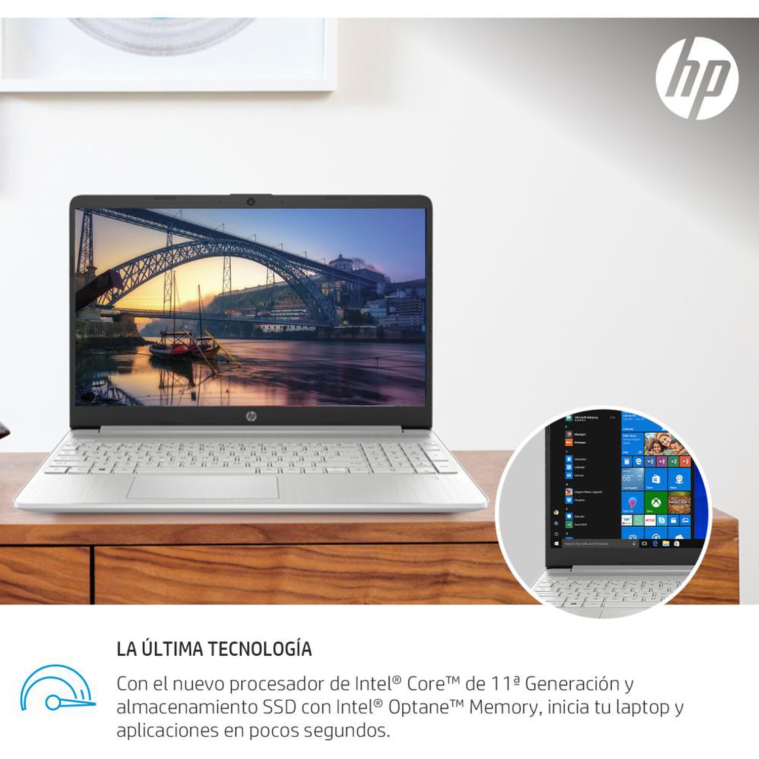 Notebook 15,6" HP 15-DY2055LA / Intel Core I5 / 8 GB RAM / Integrada: Gr&aacute;ficos Intel Iris X / 256 GB SSD image number 10.0