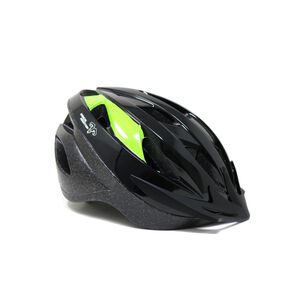 Casco Radical Mountain Mtb Nt Con Luz Negro Verde L 58-62cm