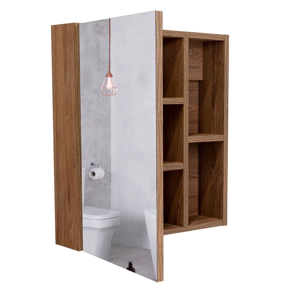 Mueble Botiquin 49.7x45x12.5 Cm Caf&eacute; Claro image number 5.0