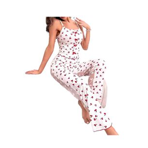 Pijama Sexy Lencer&iacute;a 2piezas Encaje Malla Transparente Mujer