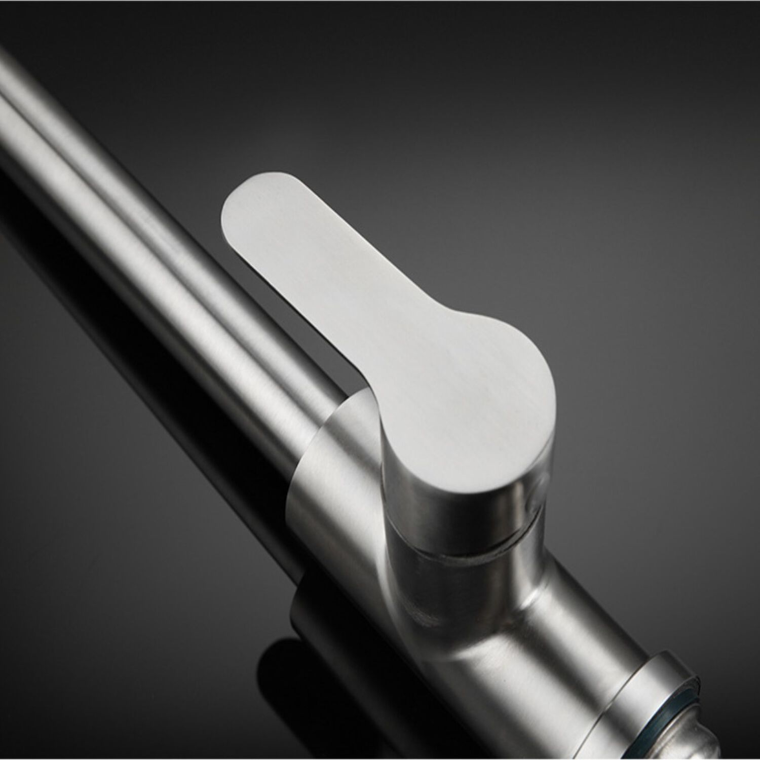 Llave Monomando Grifo Extraible Para Lavaplatos Cromada image number 2.0