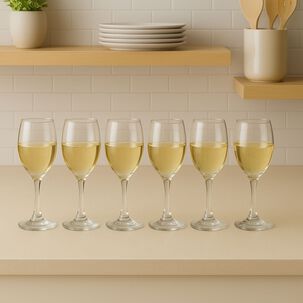 Set 24 Copas Vasos Vidrio Transparente Cristar Celebraciones