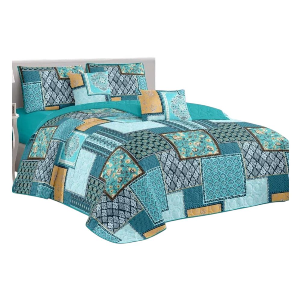 Cubrecama De Verano 1.5 Plazas Quilt + 1 Funda De Almohada Cobertor Delgado Cmv-24 image number 0.0