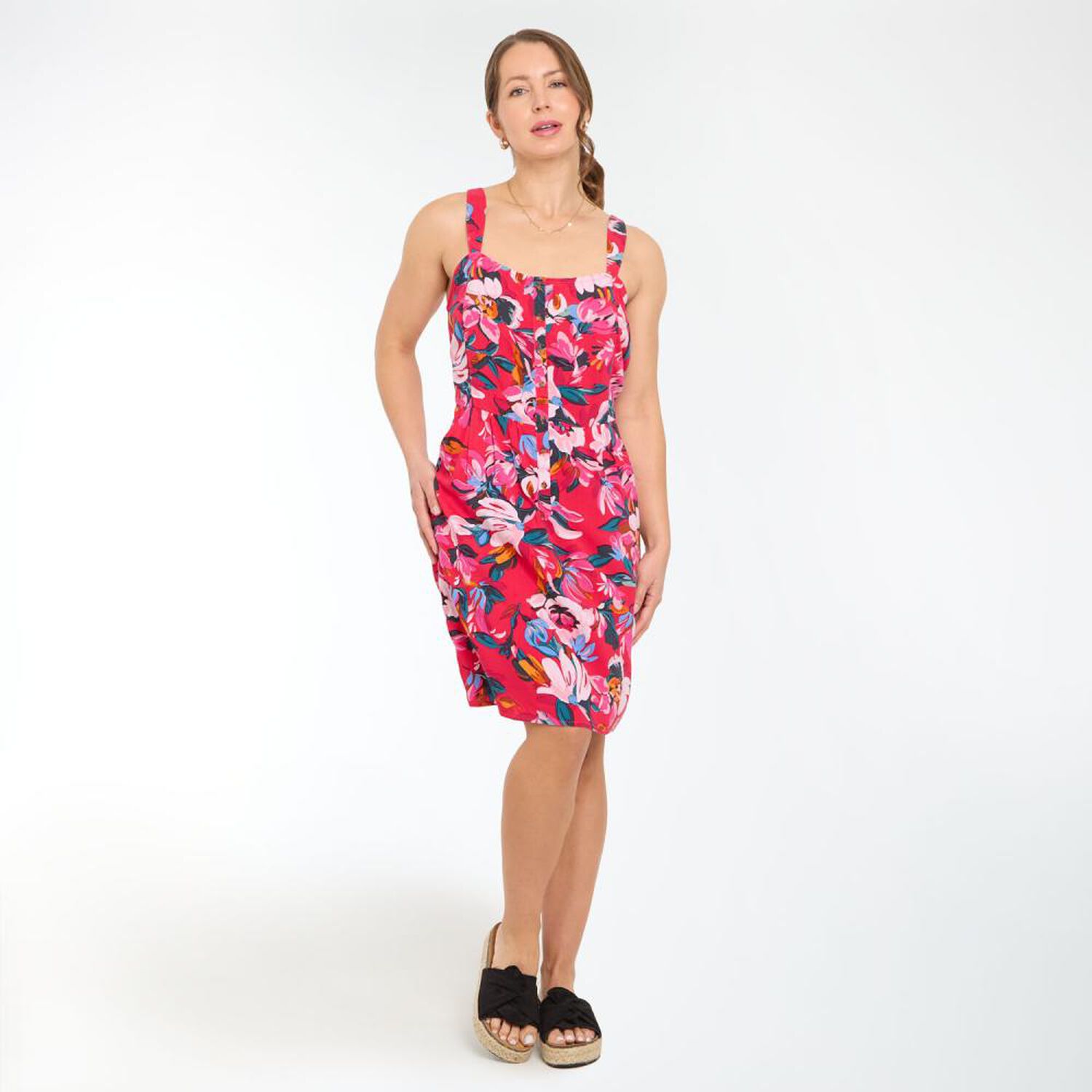 Vestido Print Pabilo Con Cierre En Espalda Mujer Geeps image number 0.0