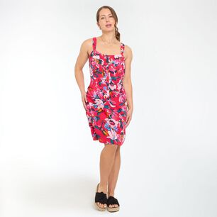 Vestido Print Pabilo Con Cierre En Espalda Mujer Geeps