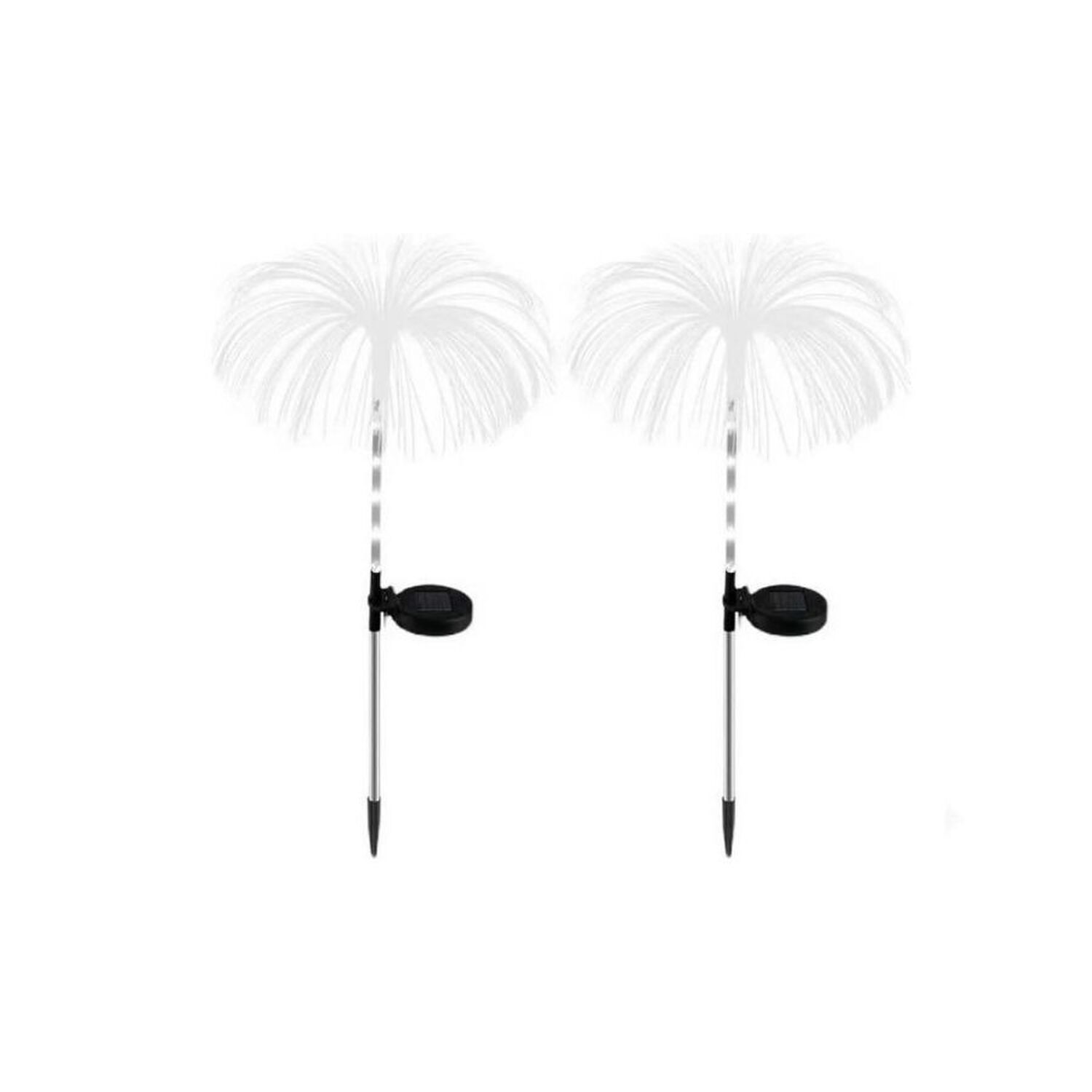 Pack 2 Estacas Solares Medusa Led Rgb Decoracion Jardin C&aacute;lido image number 0.0