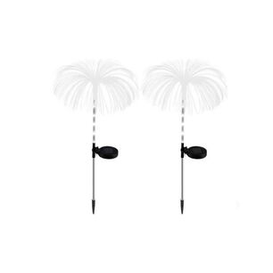 Pack 2 Estacas Solares Medusa Led Rgb Decoracion Jardin C&aacute;lido