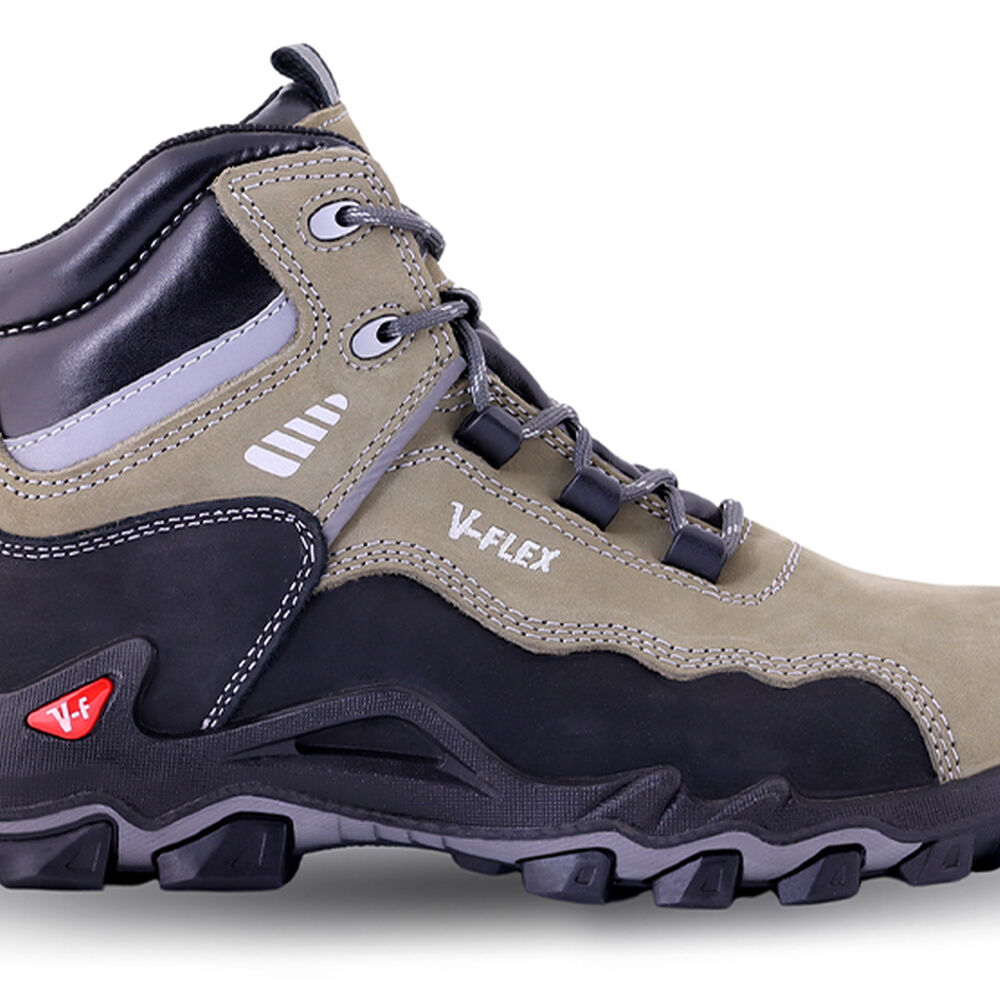 Botín V17 Nobuck Beige/negro Vflex image number 0.0