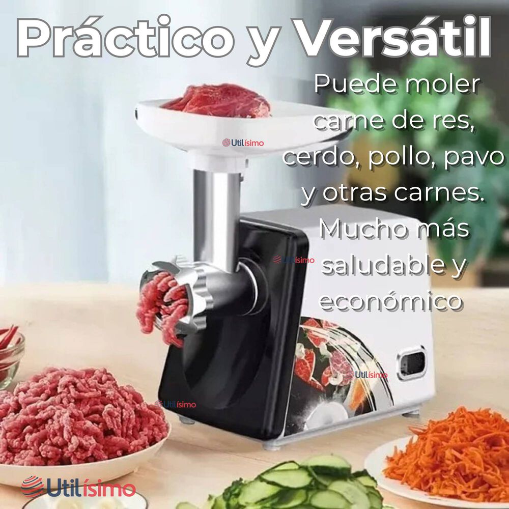 Maquina Moledora De Carnes Picadora Eléctrica 2500w De Potencia Choclo image number 4.0