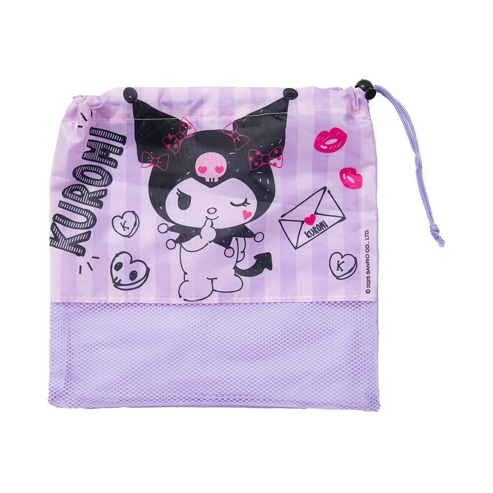 Set De Toalla De Playa +estuche+bolso / Kuromi Carta / 140x70 Cm image number 3.0