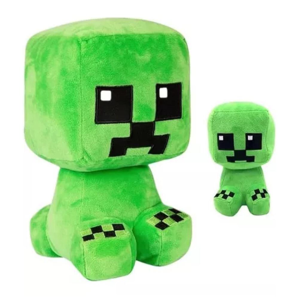 Juguete Peluche Creeper 20cm Verde Minecraft Infantil image number 0.0