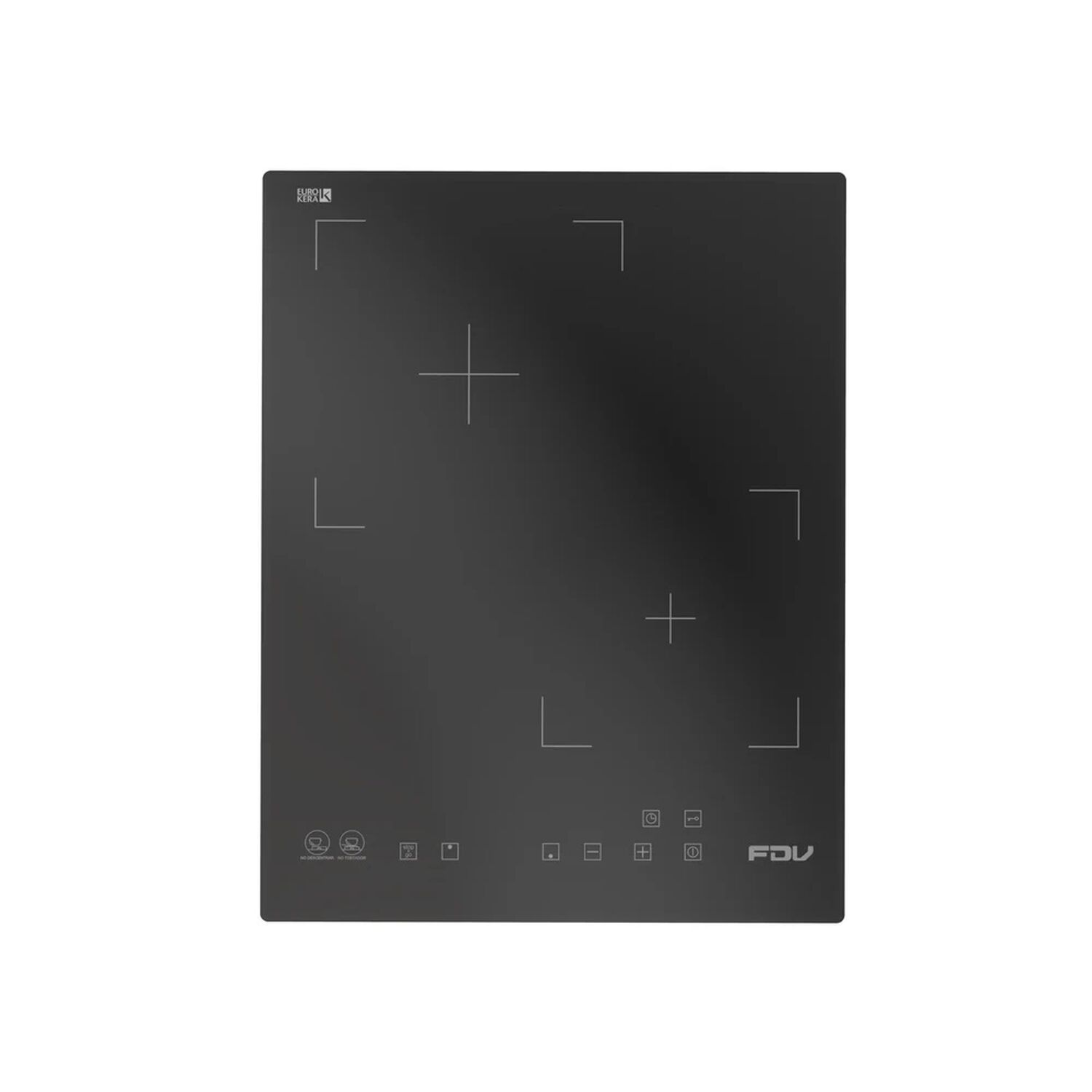 Encimera Fdv Vitro 2 Black 2.0 image number 0.0