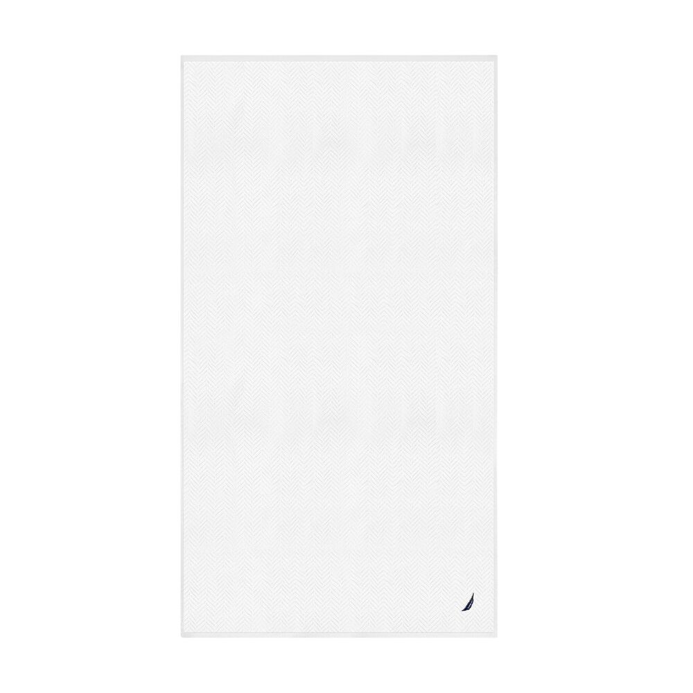 Set 3 Toallas Nautica Vis Cara+mano+cuerpo 100% Algod&oacute;n Alta Calidad Blanco image number 6.0