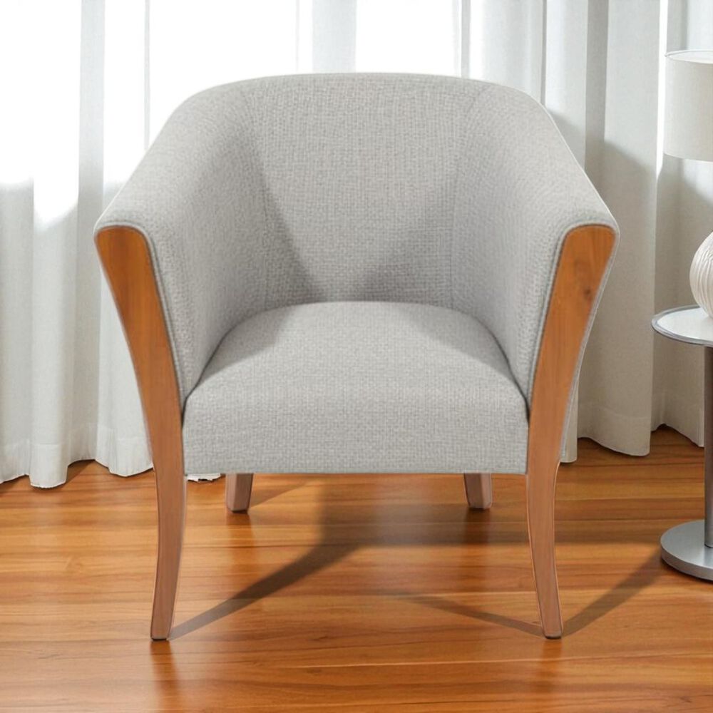 Sitial En Lino Gris Claro image number 2.0