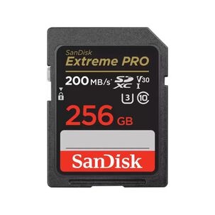 Tarjeta Sd 256gb Extreme Pro R200mb/s- W140mb/s 633x Sandisk