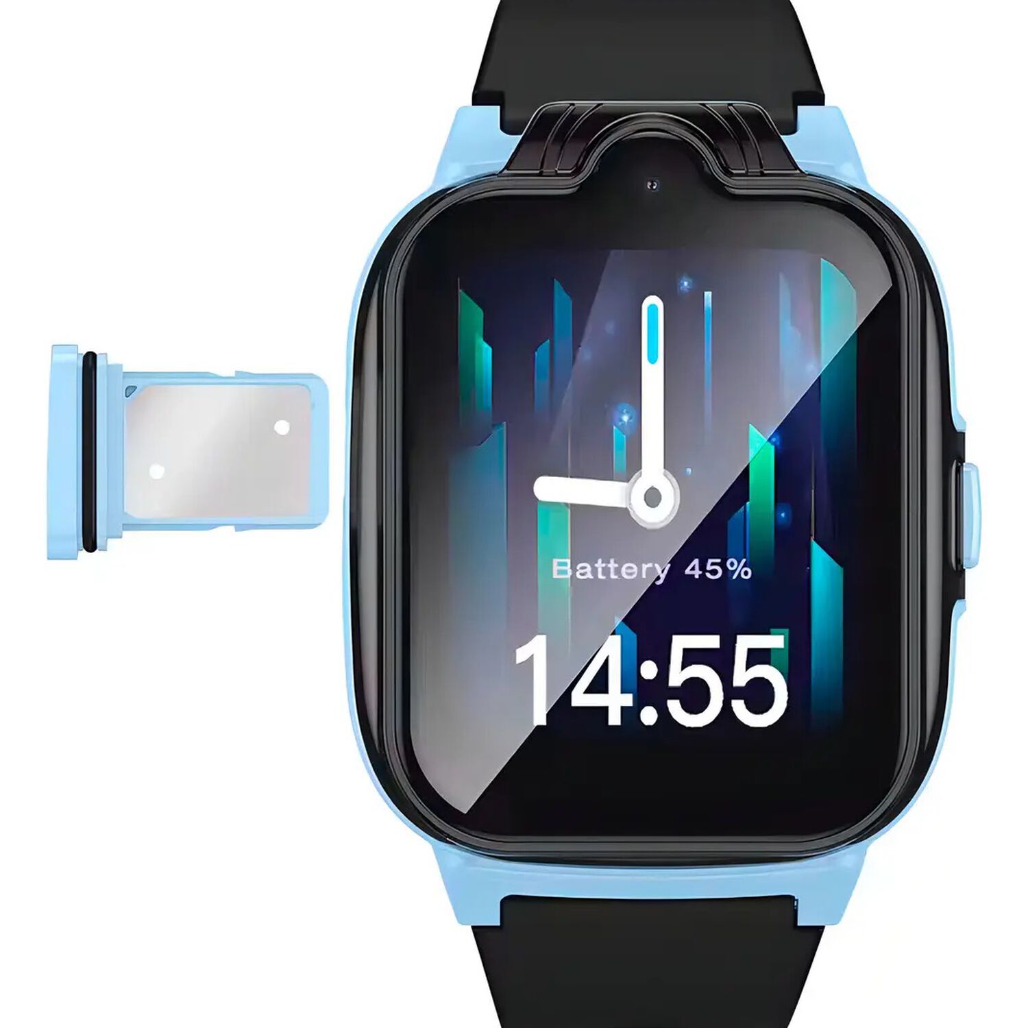 Hoco Y104 Smart Watch Reloj Inteligente Para Ni&ntilde;os 4g Gps - Azul image number 1.0